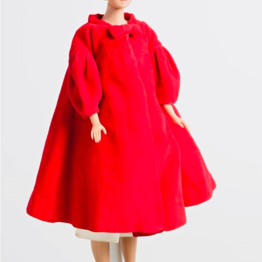 Unique Vintage Barbie 1960s Swing Red Women's Jacket - Picture 7 of 10
